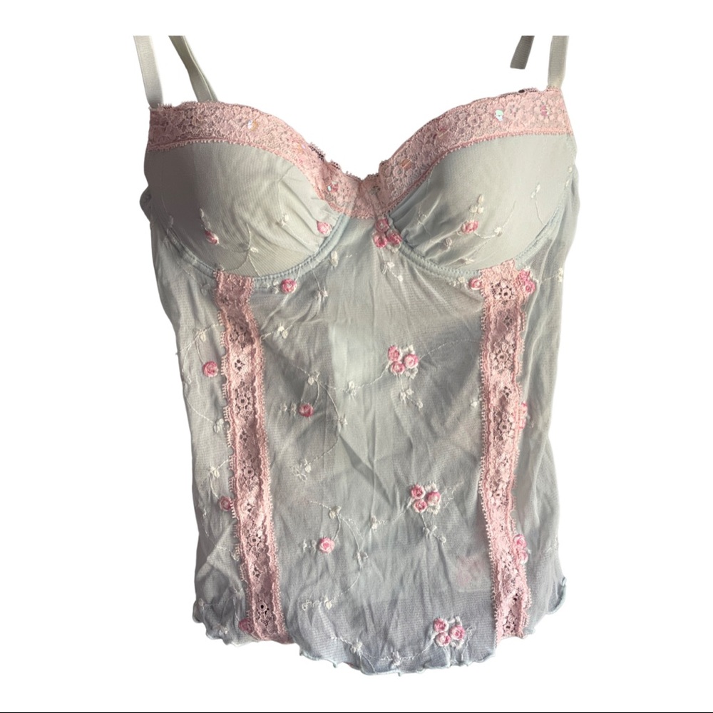 Victoria’s Secret Mesh & Lace Cami Top